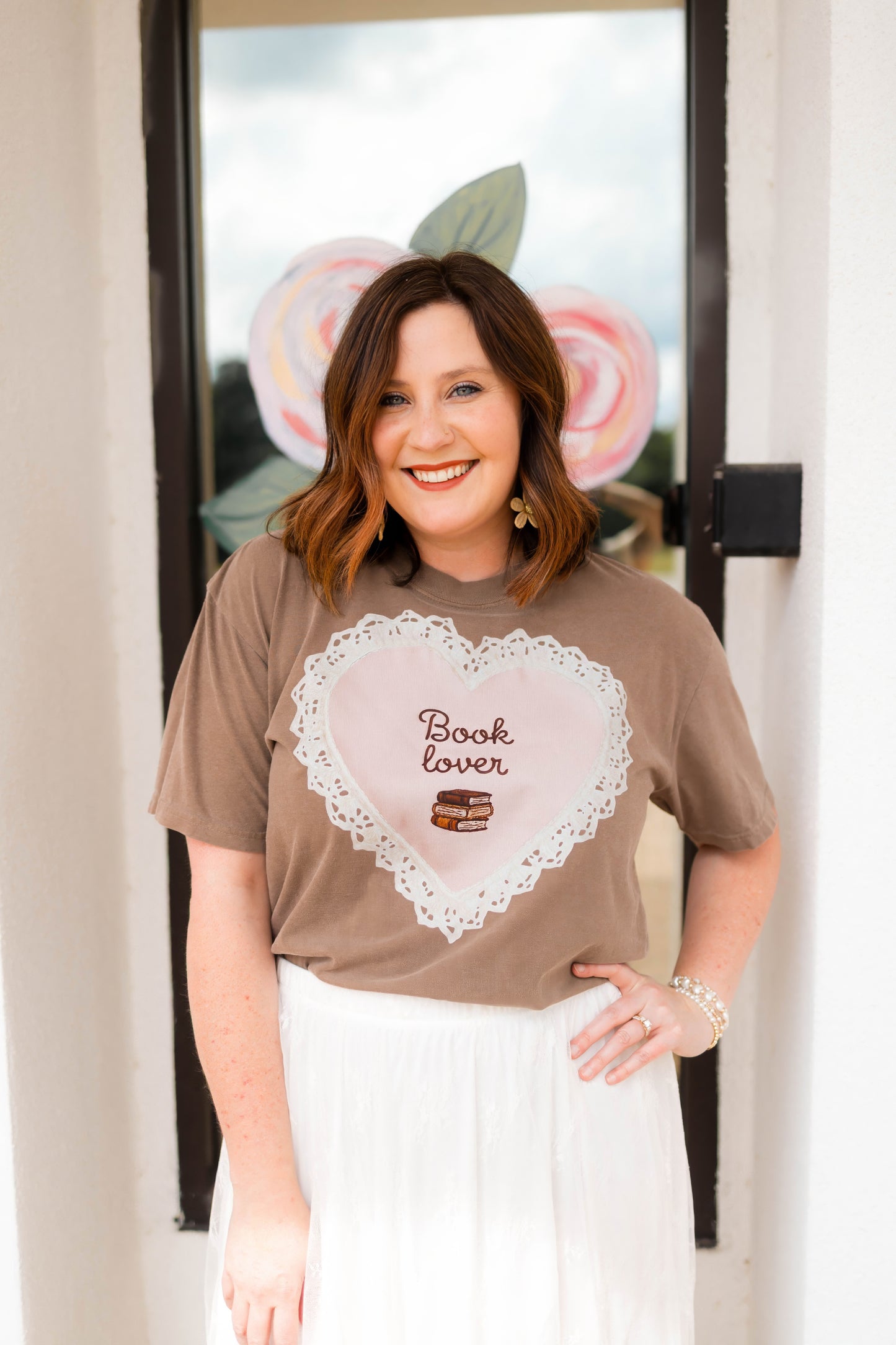 Book Lover Fancy Espresso Tee