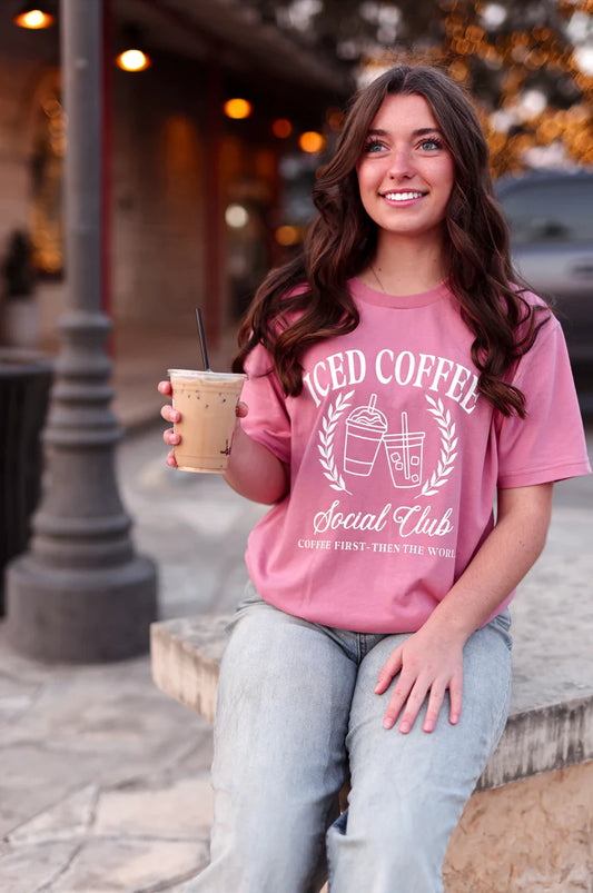 Iced Coffee Social Club Tee