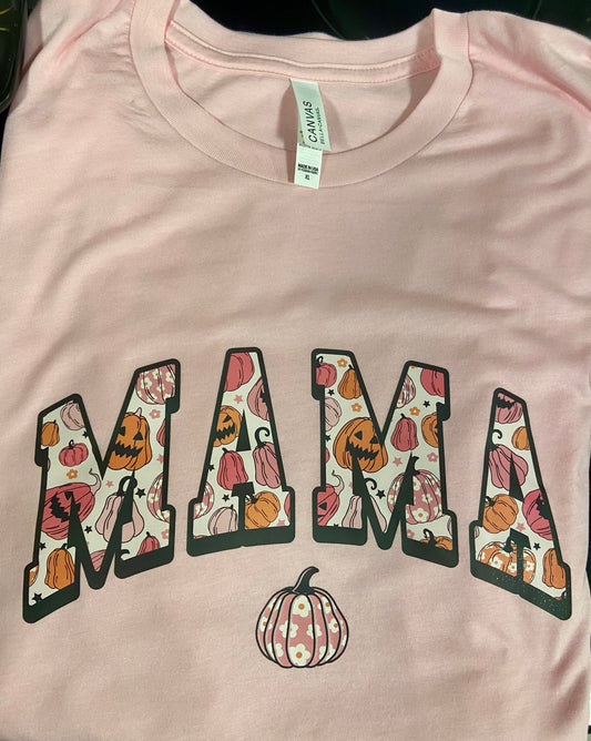 Pink Pumpkin Mama Tee