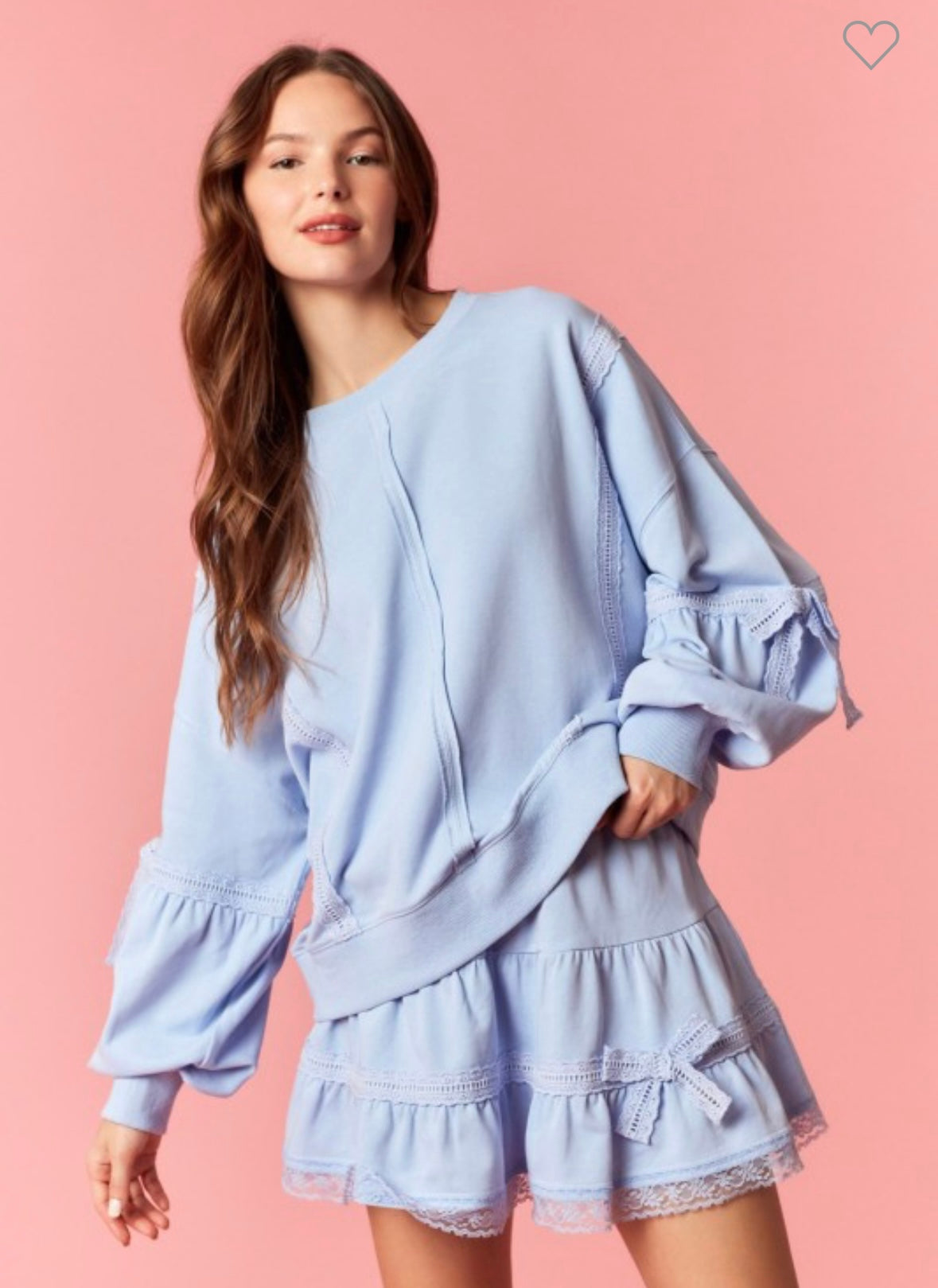 Dusty Blue Skort Set