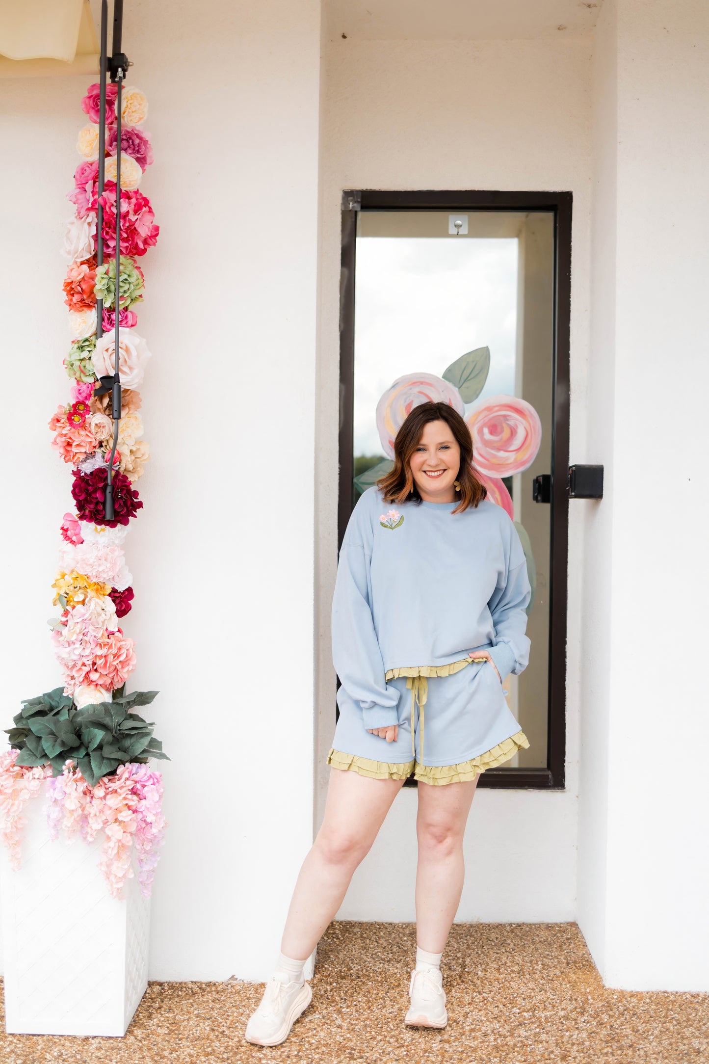 Spring Flower Short Set by Blakeley