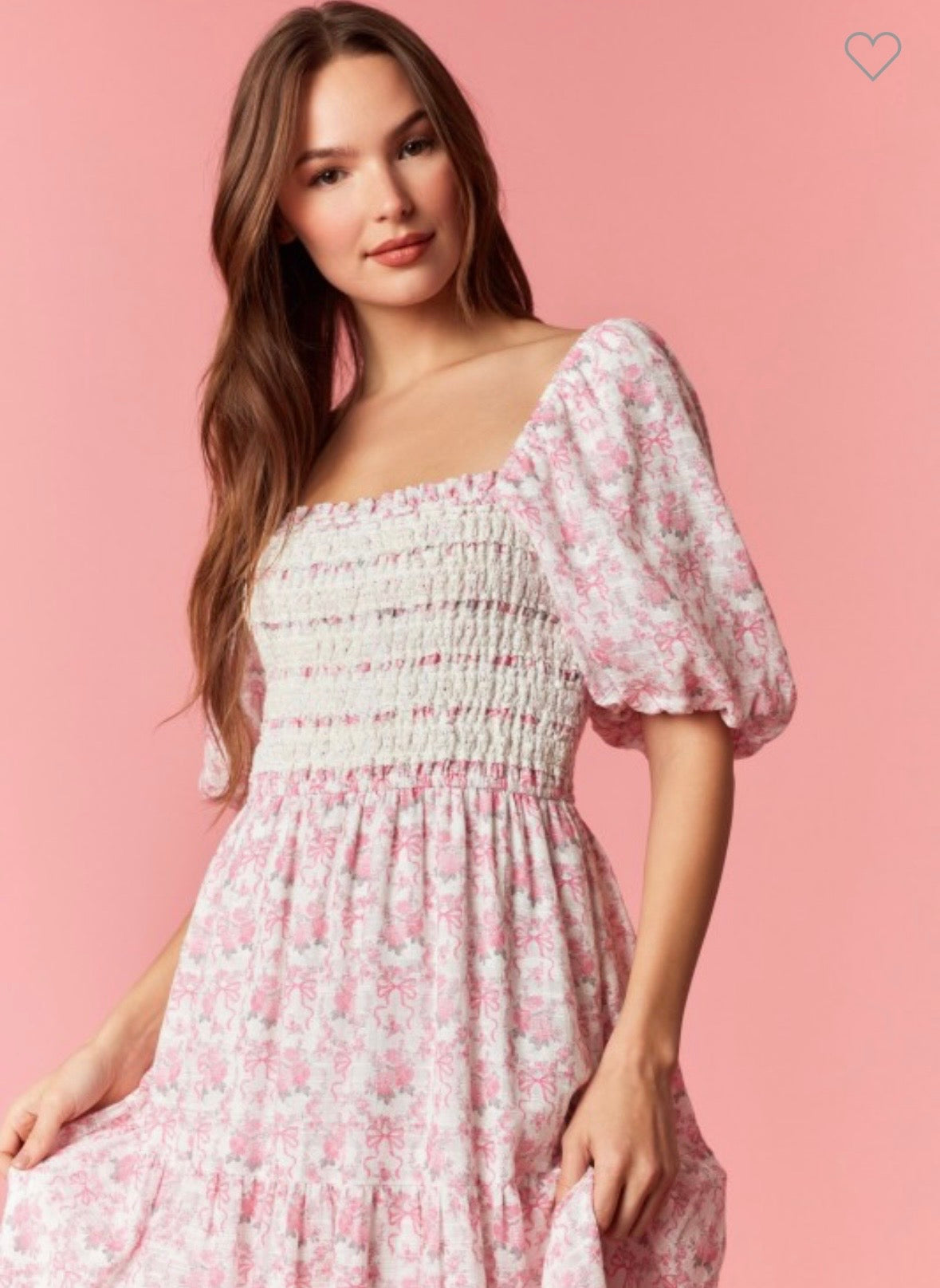 Isabella Lace Trimmed Floral Maxi