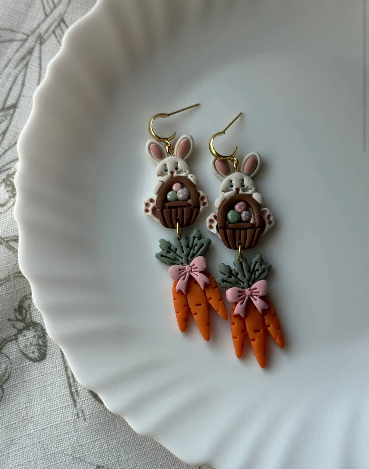 Spring/Easter Clay Earrings Pre-Order
