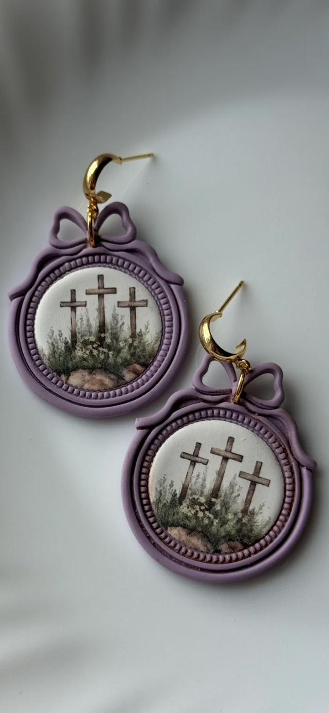 Spring/Easter Clay Earrings Pre-Order