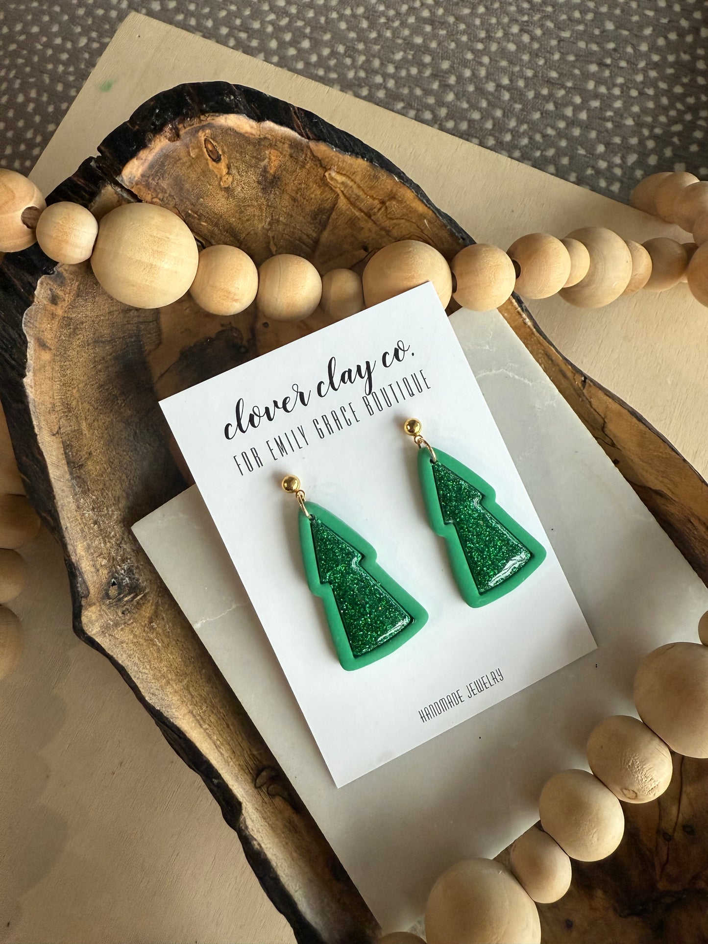 Clover Clay Christmas Earring Collection Part 1