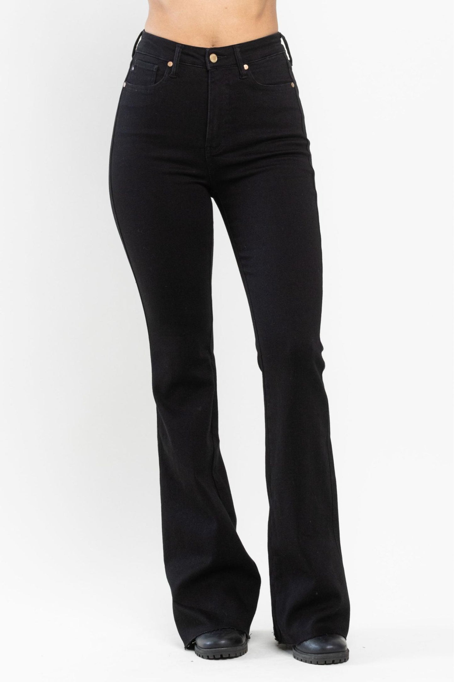 Judy Blue Black Flares with Tummy Control