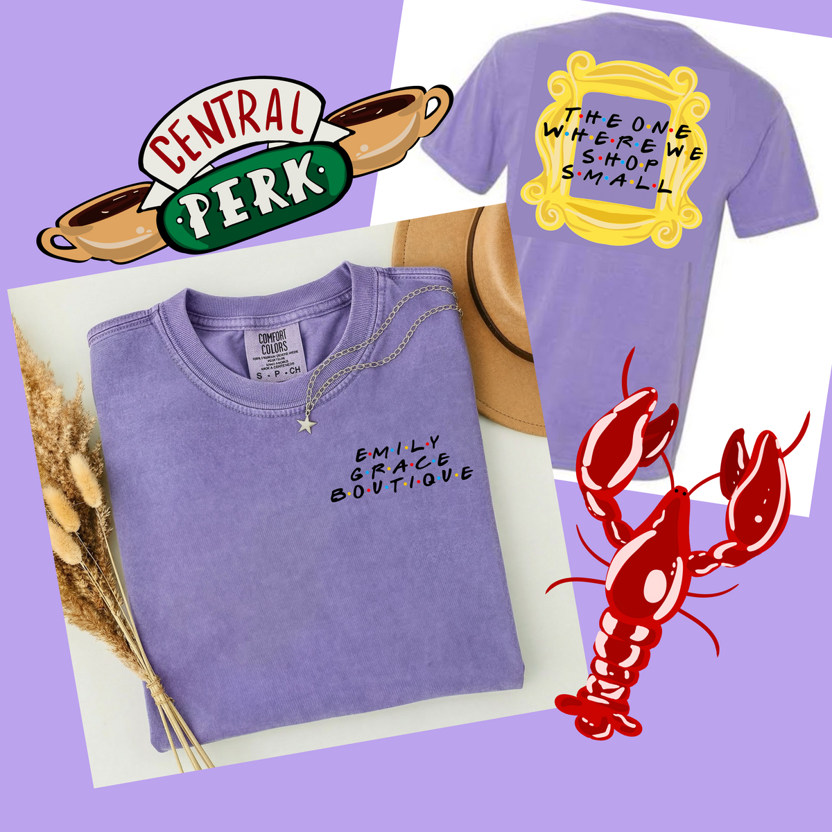 The One Where We Shop Small Tee By Emily Paige