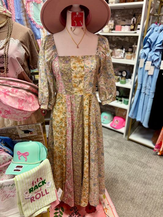 Mixed Pattern Maxi