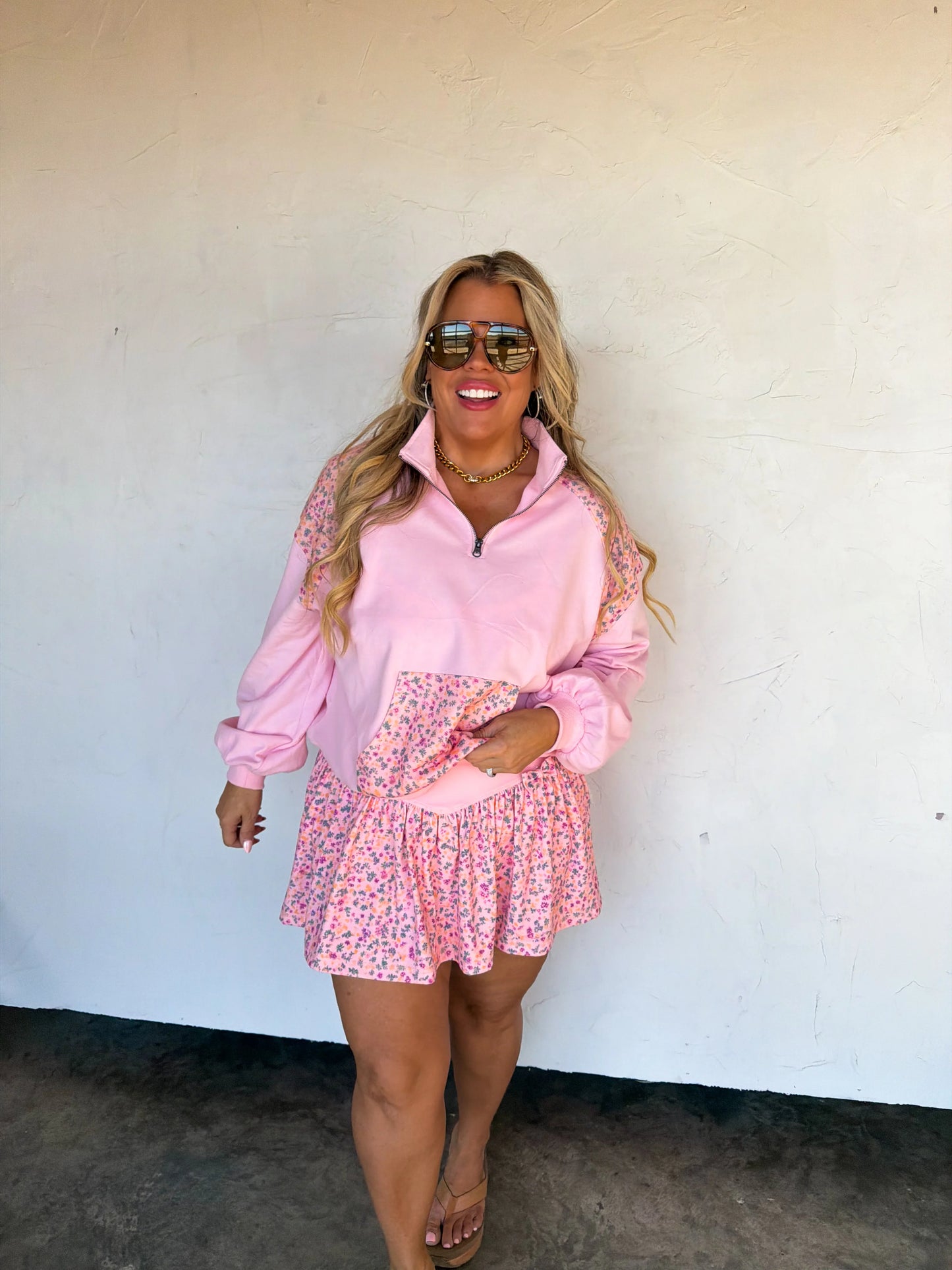 Just Living Quarter Zip Pullover by Blakeley Pre-Order