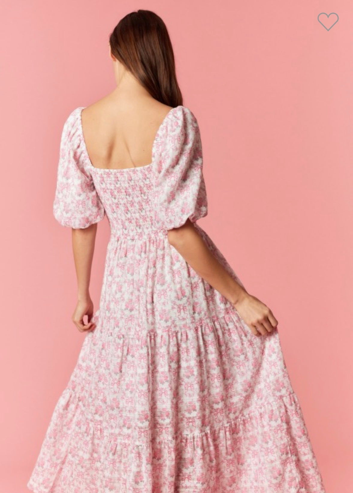 Isabella Lace Trimmed Floral Maxi