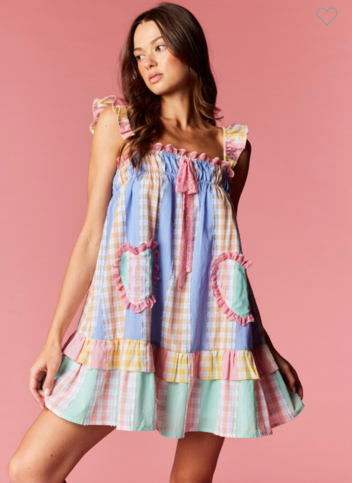 Pastel Patchwork Dress IN STOCK