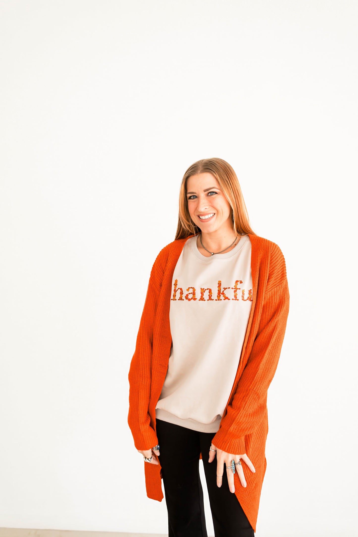 Crisp Fall Knit Cardigan