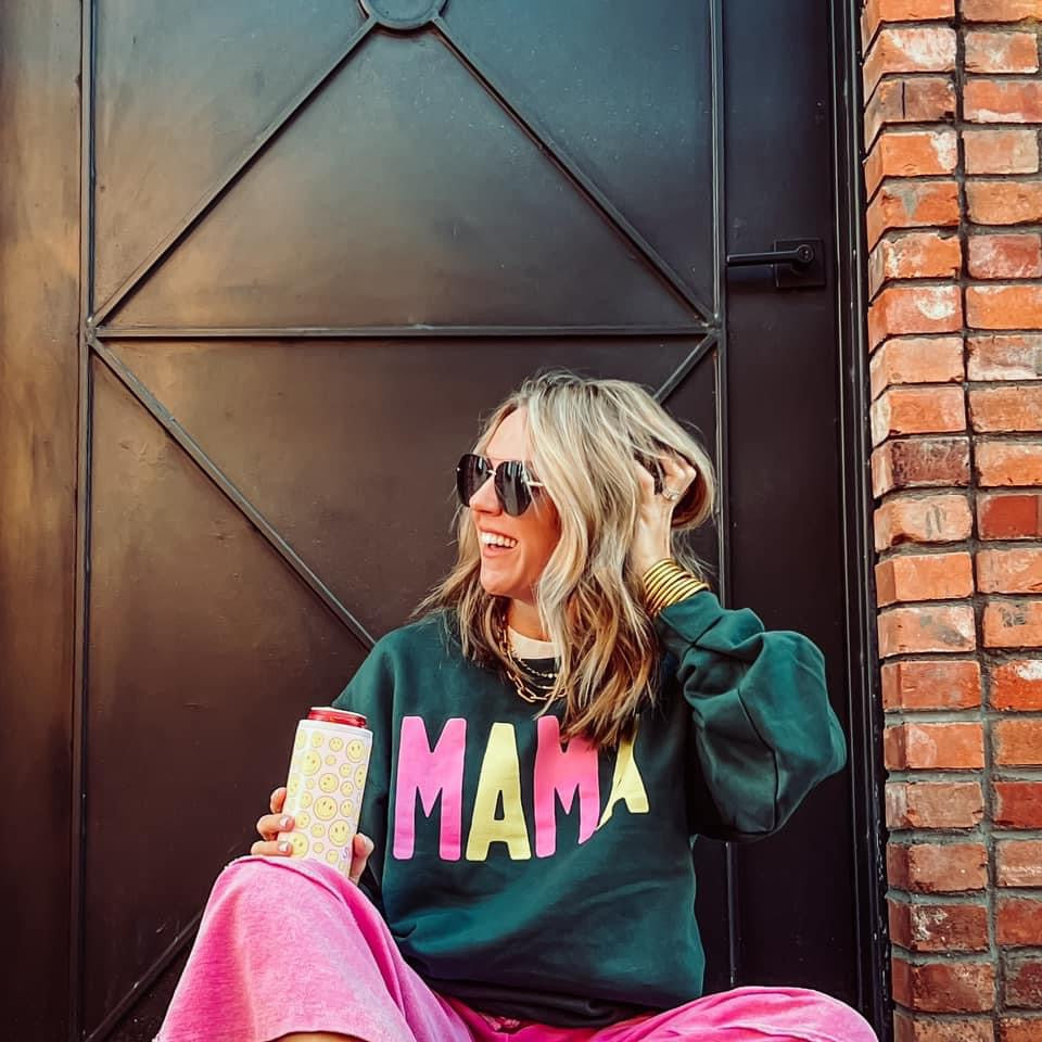 Dark Green Mama Sweatshirt