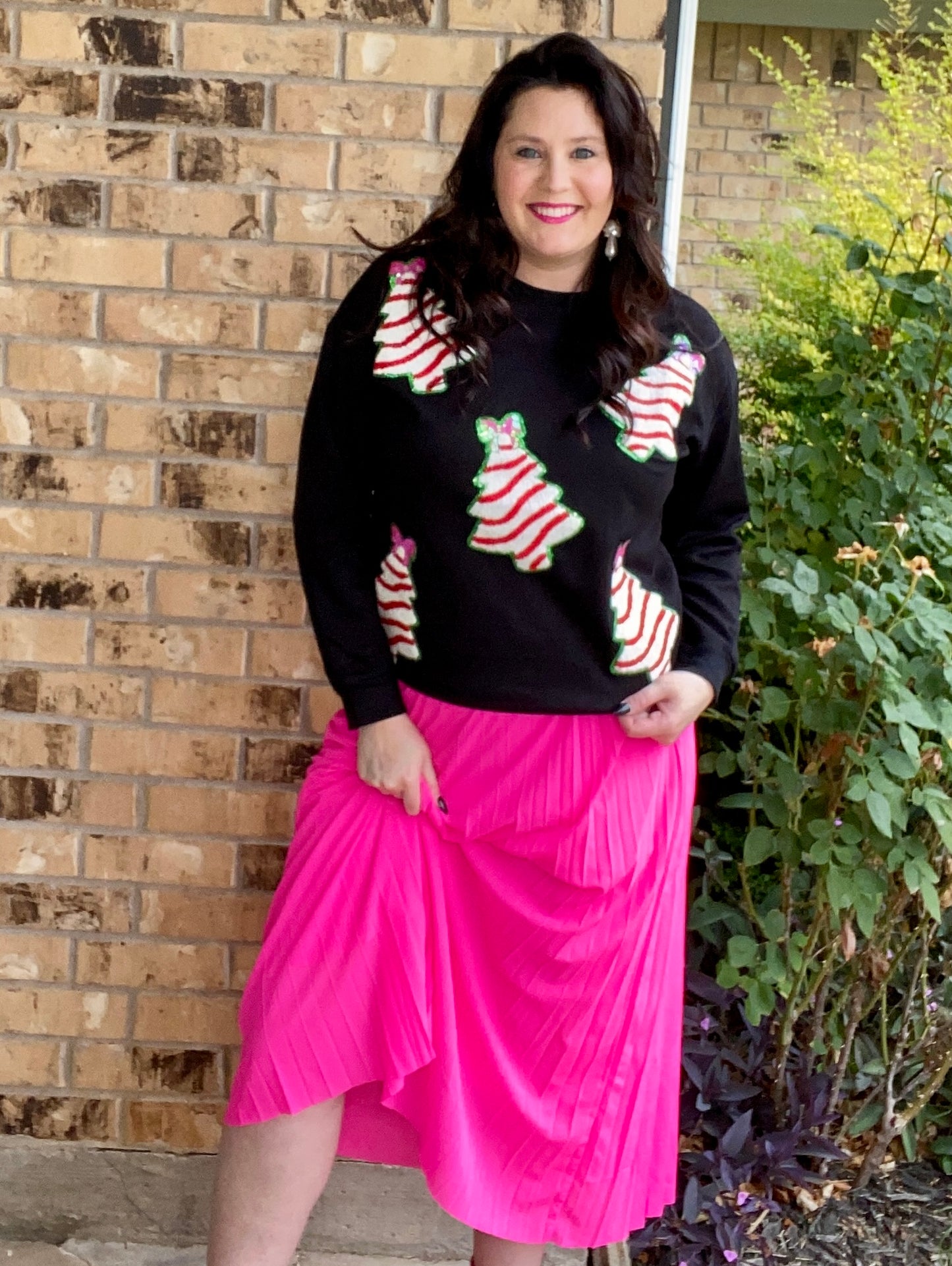 Aubrey Pleated Midi Skirt