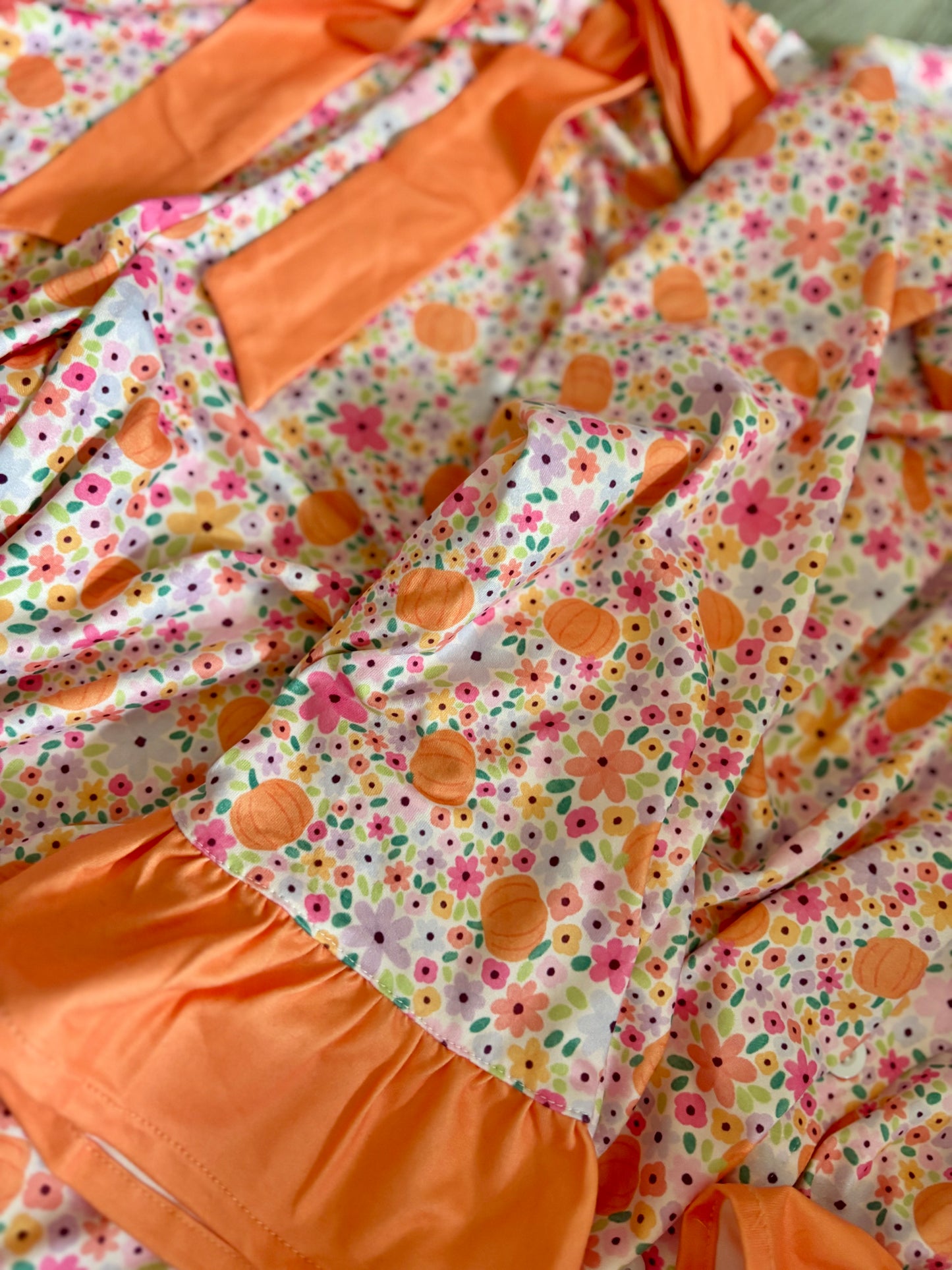 Emily Paige Designs Floral Pumpkin PJ Set Deposit