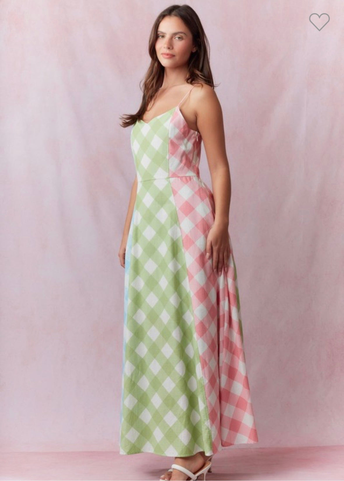 Spring Gingham Maxi