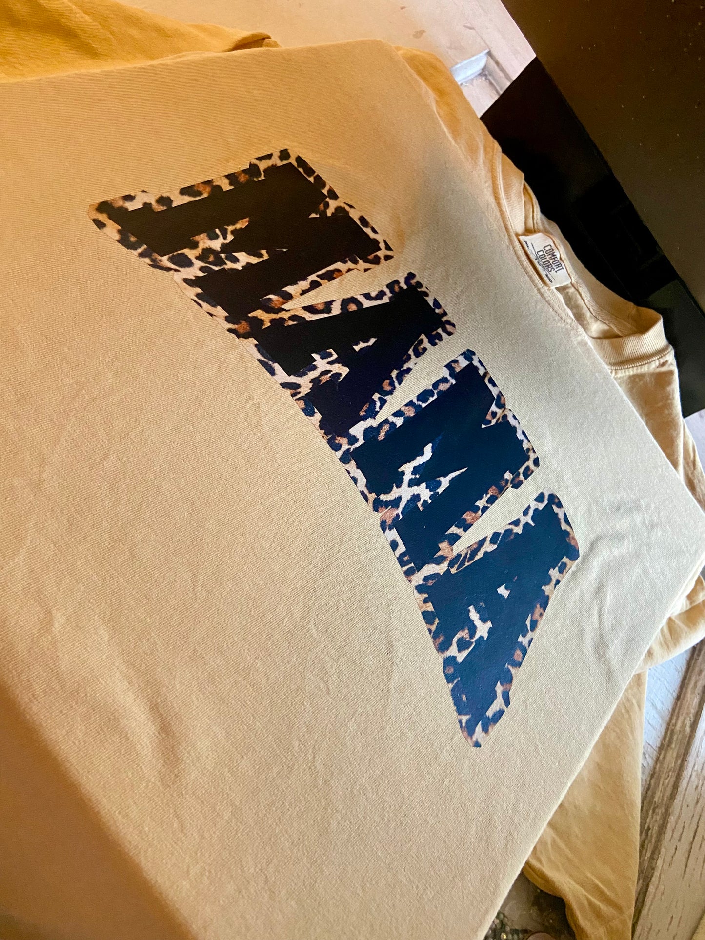 Cheetah Mama Tee