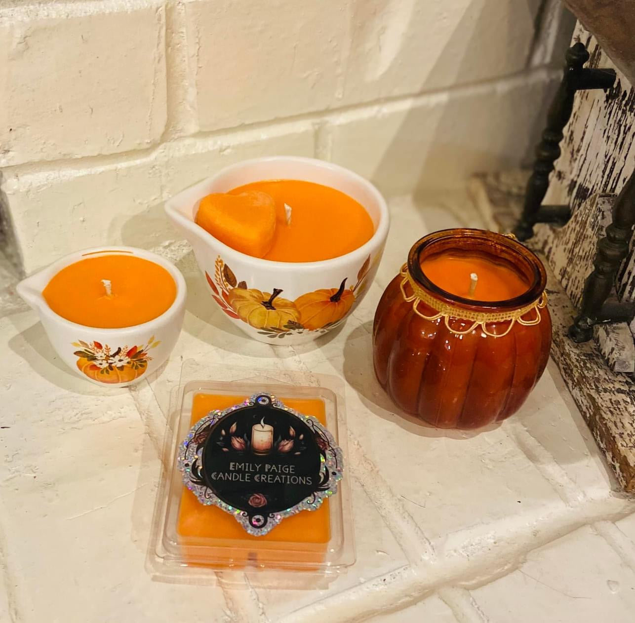 Vanilla Pumpkin Marshmallow Scented Candles
