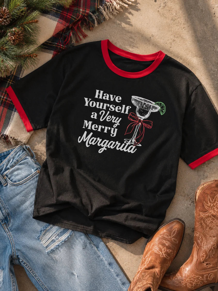 Merry Margarita Tee by Jadelynn Brooke