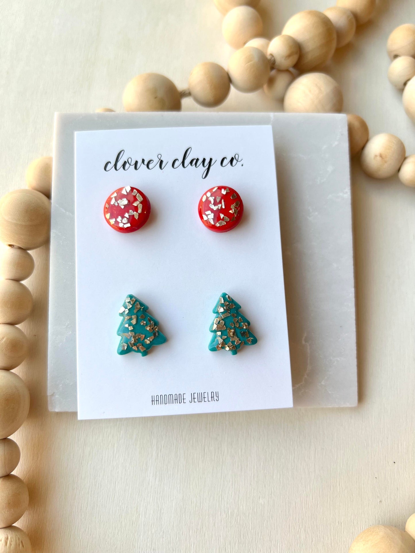 Clover Clay EGB Christmas Earrings Collection