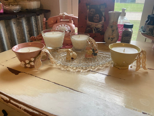 Apple Cinnamon Scented Candles